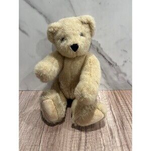 Vintage 1995 The Vermont Teddy Bear Company Blonde Fully Jointed Teddy Bear